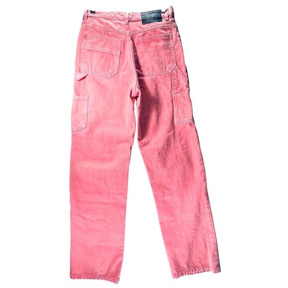BDG Urban Outfitters High Rise Carpenter Jeans Pants Pink Denim 26 Womens - Picture 3 of 16